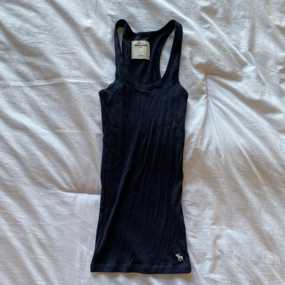 Abercrombie Kids Navy Cotton Tank